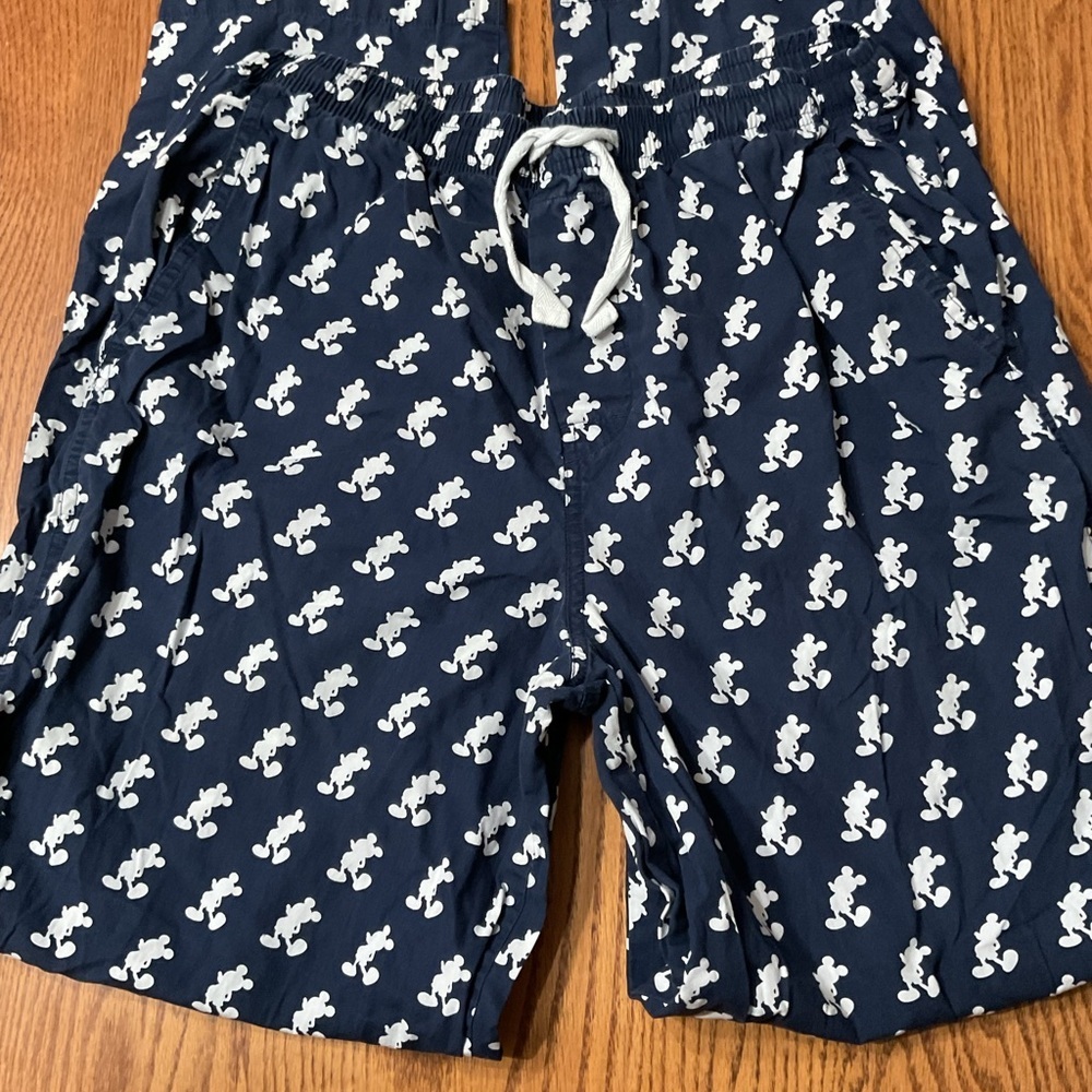 Disney Navy Blue and White with White Mickey Print lounge pants size medium